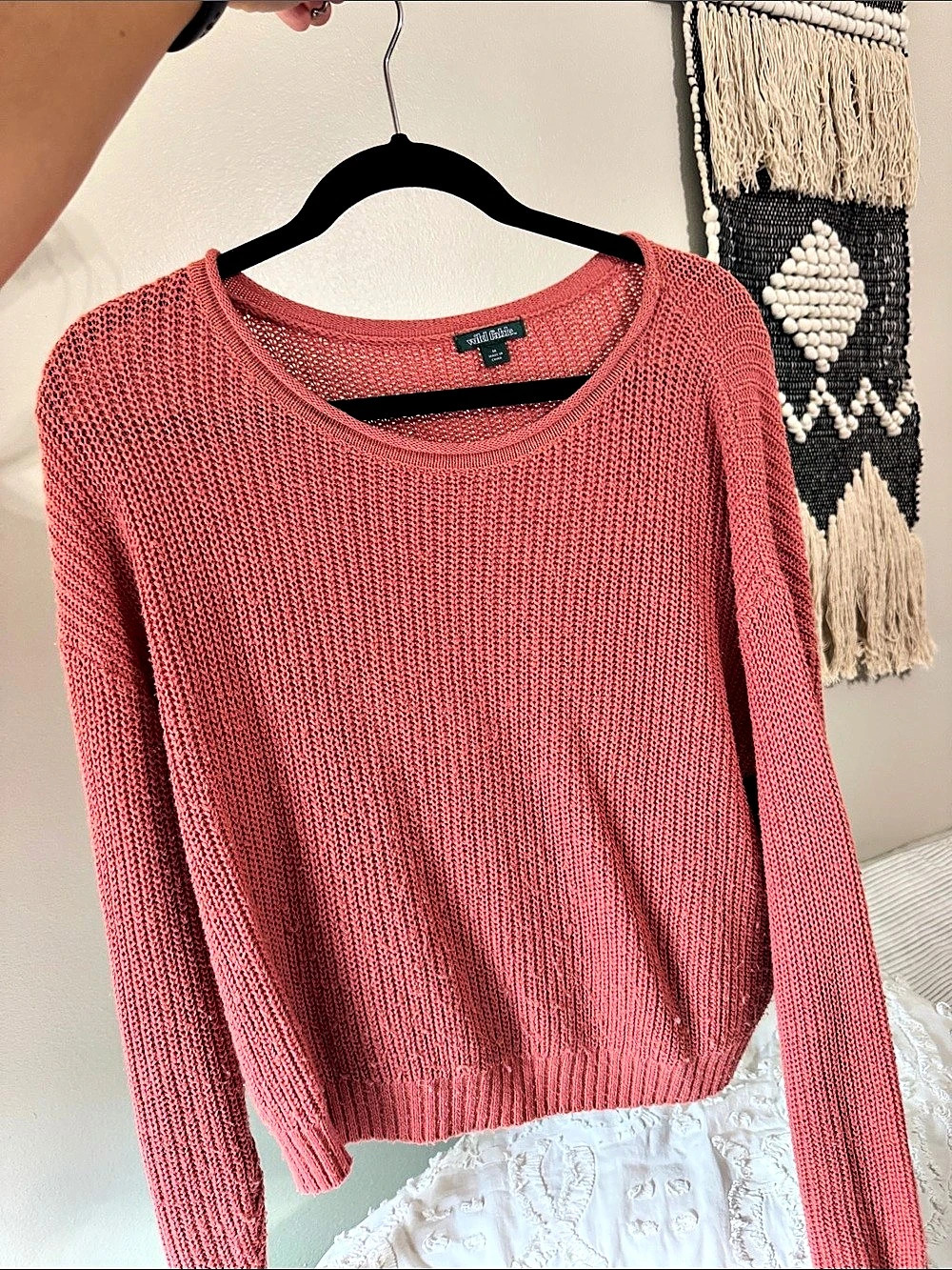 Old Navy Women's Knit Sweater Pink Size Medium Like New